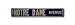 Notre Dame Avenue Sign 6 x 36 NCAA College Athletics Street Sign