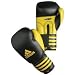 Adidas 'PERFORMER' Boxing Gloves 'ClimaCool' (Size: 8oz) (Colour: Black / Yellow )