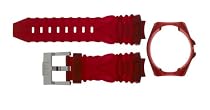 TechnoMarine Cruise 17-mm Red Gel Strap with Single-Buckle #8810