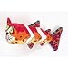Doggy Hoots Crackler Catfish (4.5x9.5 dog toy - Catfish)
