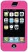 CTA DIGITAL PH-HPI Pink Skin Case with Belt Clip for iPhone Image