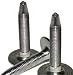 Buck's 1.125 In. Stainless Steel Stud W/Backer & Nut (100 Pack)