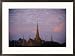 Royal Palace rooftop at dawn, Phnom Penh, Cambodia Subject Framed Art Poster Print by Steve Raymer, 29x21