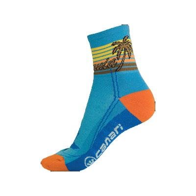 Canari Cyclewear Men's California Sock Cycling Sock (multi, Large/X-Large)