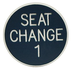 Buy Set of 3 1st Seat Change Button - Casino Supplies > Accessories > Misc. Accessories by Trademark Poker