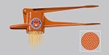 Original Kull Spaetzle-Schwob ORANGE, Spaetzle Press / Spaetzle Maker - suitable for dishwasher! PREPARE OWN PASTA / NOODLES IN A FEW MINUTES! Incl. Spaetzle Recipe! Also high-quality POTATO RICER!