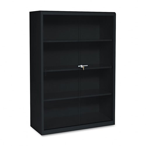 Tennsco Heavy-guage Steel Bookcase With Glass Doors