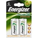 Energizer Battery Rechargeable Advanced Size C 1.2V NiMH 2500mAh HR14 1 Ref 633001 [Pack 2]
