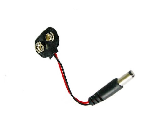 Free Shipping!!! 9v Spy CCTV Camera &amp; Toy Battery Clip Adaptor w 2.1 x 5.5mm DC Plug