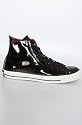 Converse The Chuck Taylor Specialty Leather Hi in Black Patent,Sneakers for Women