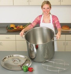 Precise Heat 65 Quart Element Surgical Stainless Steel Stockpot