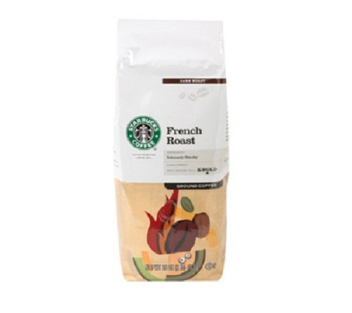 Starbucks Ground Coffee, French Roast, 16-Ounce Bags (Pack of 2)