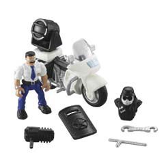 Imaginext Highway Patrol Officer With Motorcycle