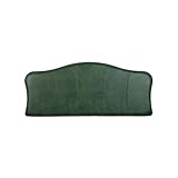 Pippa G Crown Faux Leather Dark Green Headboard 76 x 59 cm