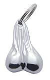 Bull Ball Key Chain Chrome