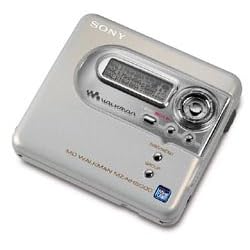 Sony MZ NH 600 W  Portable Mini Disc Player