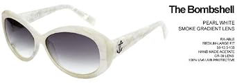 Click here to buy Tres Noir Bombshell Sunglasses Pearl White Handmade by Tres Noir.