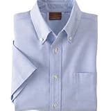 Harriton Oxford Short Sleeve Shirt w/ Stain Release