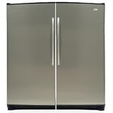 Whirlpool Sidekicks EV187NYRV 17.7 cu. ft. Upright Freezer with 4 Adjustable Glass Shelves, Frost Free, 2 Baskets, Fast Freeze Setting, Optional Ice Maker and Half Contour Door: Satina-on-Black