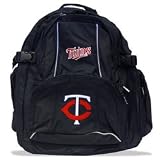 MLB Black Minnesota Twins Deluxe Backpack