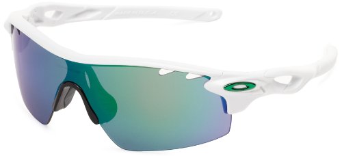 Oakley Radarlock OO9182-11 Iridium Sport Sunglasses,Polished White,55 mm On Sale