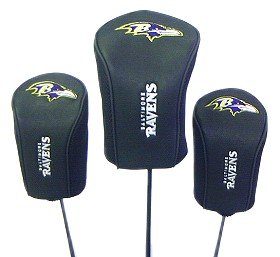 Baltimore Ravens Mesh Golf Barrel Head Cover Set