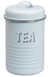 Typhoon Vintage Kitchen Tea Caddy, Blue