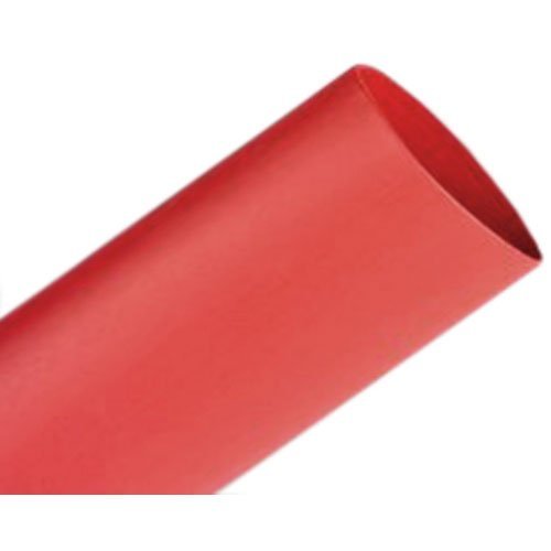 3M Red Polyolefin Heat Shrink Thin-Wall Tubing - 48 in Length - 2:1 Shrink Ratio - +212 F Shrink Temp - FP301-1/4-48