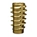 Zinc Threaded Insert, UNC Threads, HRC82 Hardness, 1/4"-20 Threads, 20mm Length, 41000 psi Tensile Strength, Made In US, Pack Of 50