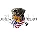 America-Rottweiler Adult T-Shirt