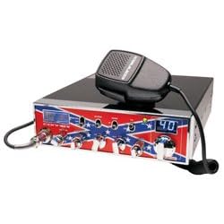 Connex 3300 Series 10 Meter Amateur Radio with Confederate Flag Face - 6 Bands by RoadPro