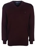 Ralph Lauren - Pull hommes - coton mercerisé - Bordeaux
