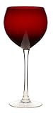 Lenox Crystal Holiday Gems Ruby Balloon Glasses, Set of 4
