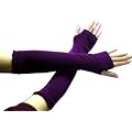 Caripe Armstulpen Stulpen Feinstrick lila