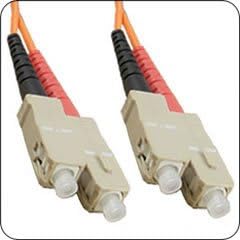 DataFig DFCSCSCD5M3 Fiber Optic Patch Cable - SC-SC 3m Multimode Duplex 50/125 Micron