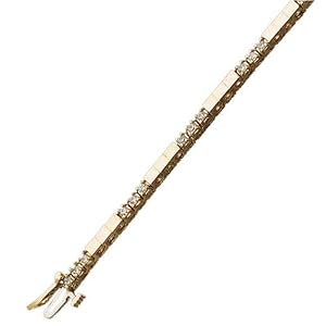 14kt Yellow Gold Desirable Diamond Fashion Bracelet