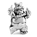 Ohm Easter Pirate Rabbit European Bead