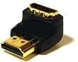 HDMI Right Angle Adapter Male to Female