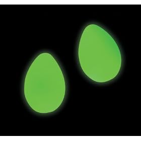 Latin Percussion LP004-GLO Glow In Dark Egg Shakers 1Pr