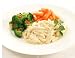 Gourmet Food : Penne Alfredo w/Baby Carrots & Broccoli & Red Peppers