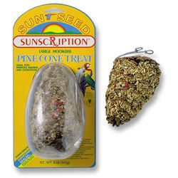 Sun Seed Large Hookbill Pine Cone Treat (5-oz  5.5'' long) by Sun Seed