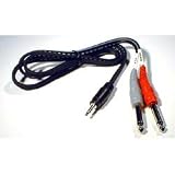 HOSA CMP159 Stereo Mini Male to Phone Y-Cable -10 Feet