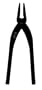 Brussel's 7-Inch Pliers with Black Finish Bonsai Tool