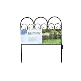 Classic Jasmine Garden Border, 18 x 16 Black by Garden Zone