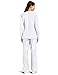 WonderWink Women's Four Way Stretch Sporty Snap Jacket, White, X-Large