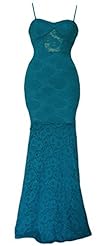 Sexy Strapless Lace Sheer Polyester/Spandex Floral Print Mermaid Bodycon Dress/Evening Dress 