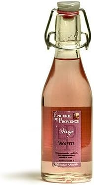 Epicerie de Provence Violet Flower Syrup - 8.8 fl.oz. - Sirop de Violette