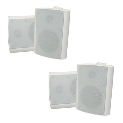 Click To 2 Pairs of New Indoor or Outdoor Weatherproof HD Mountable White Speakers 2TS425ODW Details... 2 Pairs of New Indoor or Outdoor Weatherproof HD Mountable White Speakers 2TS425ODW