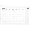 Quartet Arc Frame Magnetic Dry-Erase One Month Calendar, 30 x 18 Inches, Aluminum Frame (ARCCP3018)
