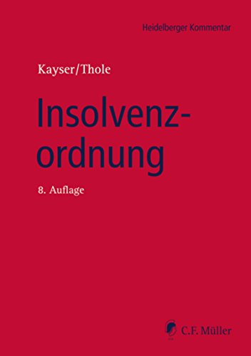 Insolvenzordnung (Heidelberger Kommentar) (German Edition)